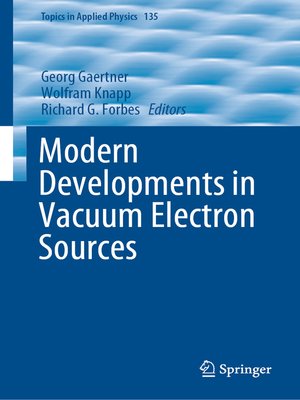 cover image of Modern Developments in Vacuum Electron Sources